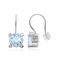 Orecchini in argento con Topazio Blu Cielo