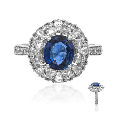 Anello in oro con Zaffiro Ceylon (CIRARI)