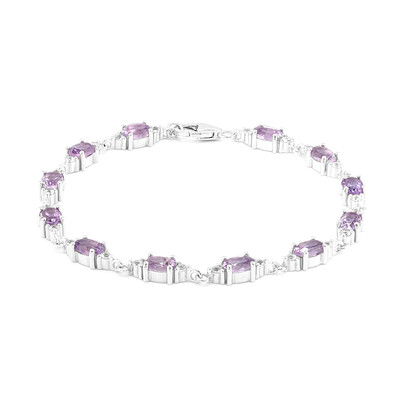 Bracciale in argento con Ametista