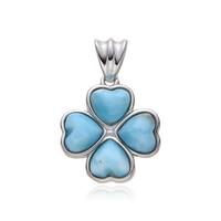 Ciondolo in argento con Larimar