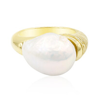 Anello in argento con Perla di Acqua Dolce (TPC)