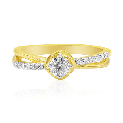 Anello in oro con Diamante SI1 (G) (Annette)