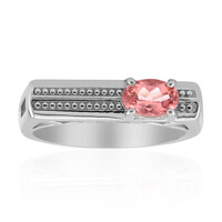 Anello in argento con Tormalina Rosa Brasiliana