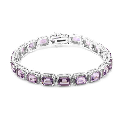 Bracciale in argento con Ametista