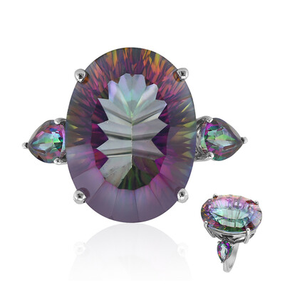 Anello in argento con Quarzo Mistico