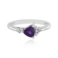 Anello in argento con Ametista