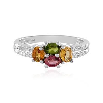 Anello in argento con Tormalina