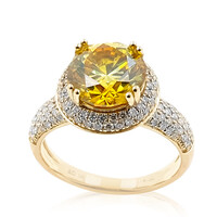 Anello in oro con Sfalerite (de Melo)