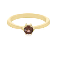 Anello in argento con Zircone Lampone
