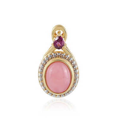 Ciondolo in argento con Opale Rosa