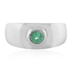 Anello in argento con Smeraldo Etiope