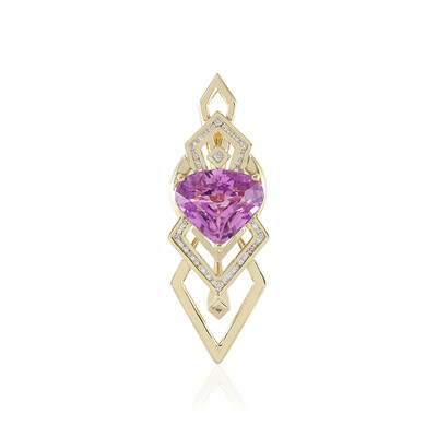 Ciondolo in oro con Kunzite Patroke (de Melo)