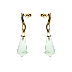 Orecchini in oro con Ametista Verde