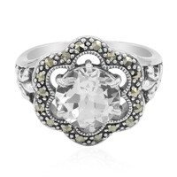 Anello in argento con Topazio Bianco