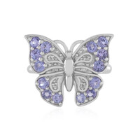 Anello in argento con Tanzanite