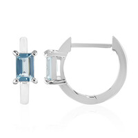 Orecchini in argento con Topazio Blu Cielo