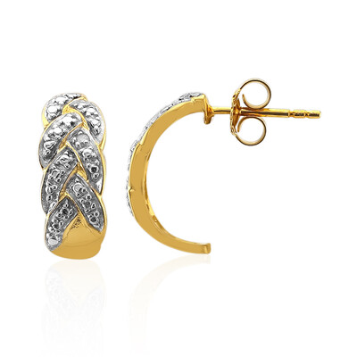 Orecchini in argento con Diamante I2 (I)