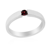 Anello in argento con Spinello Rosso