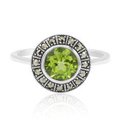 Anello in argento con Peridoto