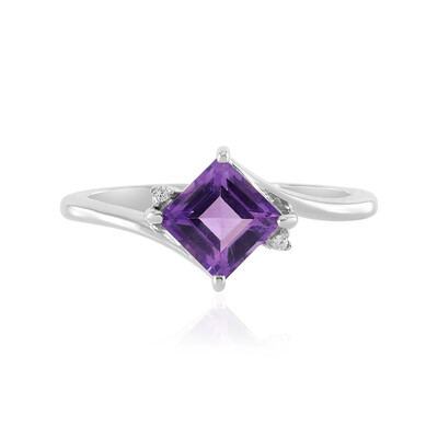 Anello in argento con Ametista Uruguay