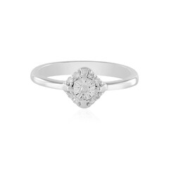 Anello in argento con Diamante I2 (H)