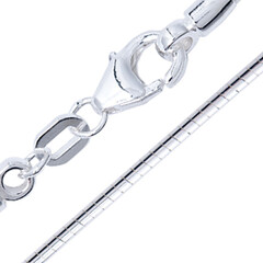 Catena coda di topo in argento 925 - 45 cm - 5,8 g