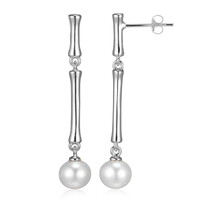 Orecchini in argento con Perla di Acqua Dolce