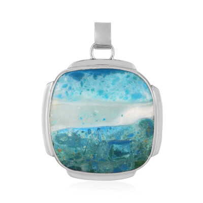 Ciondolo in argento con Opale di Atacama (Bali Barong)