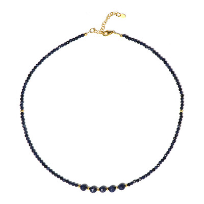 Collana in argento con Zaffiro Blu