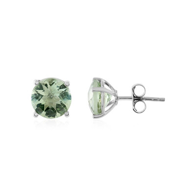 Orecchini in argento con Ametista Verde