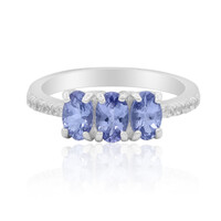 Anello in argento con Tanzanite