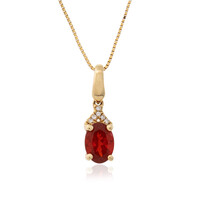 Collana in oro con Opale di Fuoco Messicano (CIRARI)