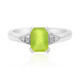 Anello in argento con Opale Verde Brasiliano