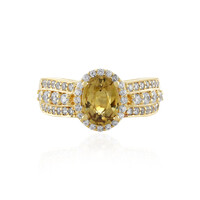 Anello in argento con Zircone Giallo