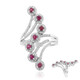 Anello in argento con Rodolite