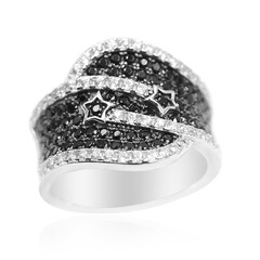 Anello in argento con Spinello Nero