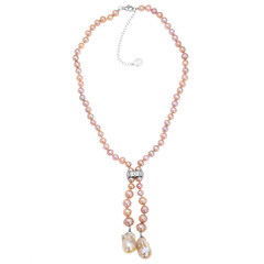 Collana in argento con Perla di Acqua Dolce (Dallas Prince Designs)