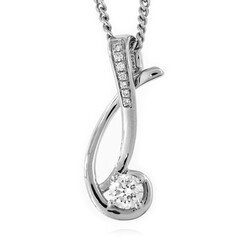 Collana in oro con Diamante Flawless (F) (LUCENT DIAMONDS)