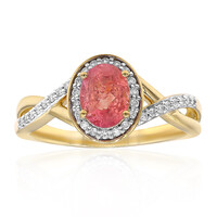 Anello in oro con Pezzottaite