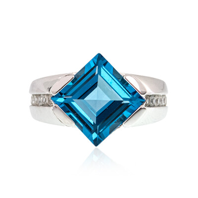 Anello in argento con Topazio Marambaia