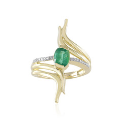 Anello in oro con Smeraldo Zambia (de Melo)
