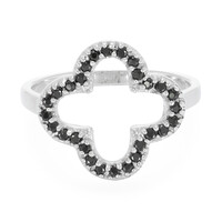 Anello in argento con Spinello Nero