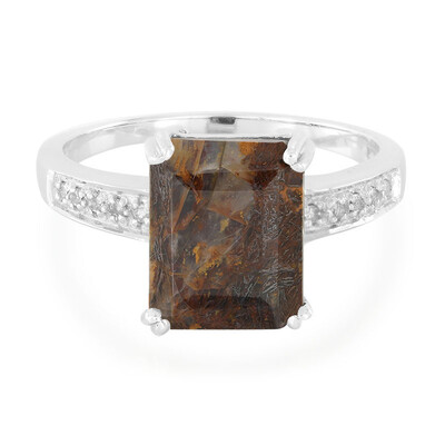 Anello in argento con Quarzo Dinosauro