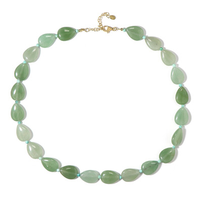 Collana in argento con Avventurina Verde