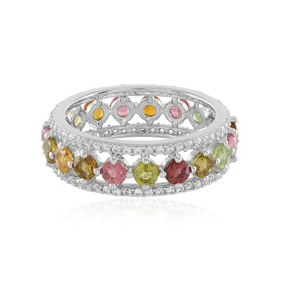 Anello in argento con Tormalina