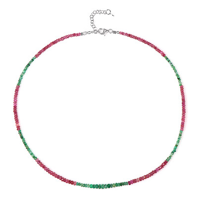 Collana in argento con Rubino del Madagascar