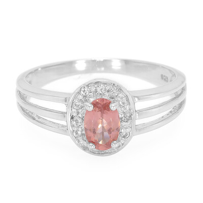 Anello in argento con Granato Malaya
