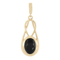 Ciondolo  placcato in oro con Diopside Stellato d'India