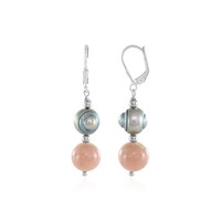 Orecchini in argento con Opale Rosa