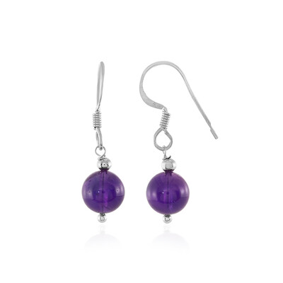 Orecchini in argento con Ametista Zambiana